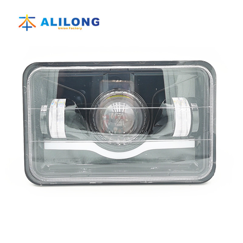 Wave 5inch Wrangler Square 4X6 Headlight Integrated High and Low Beam Car Led Headlight Off-Road Vehicle Modified Headlight