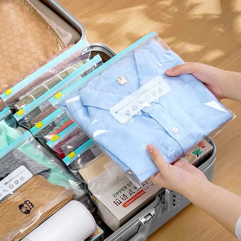 日本旅行收纳袋子套装家用衣服分装洗漱包袋整理宝宝收纳袋待产包