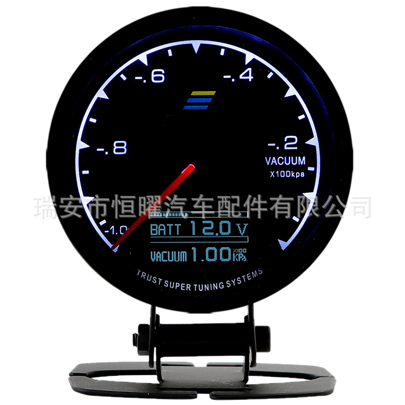 Car Modification Instrument Greddi Water Temperature, Engine Speed, Oil Pressure, Turbocharger Voltage, Vacuum, and Exhaust Temperature Multifunctional Vehicle Gauge