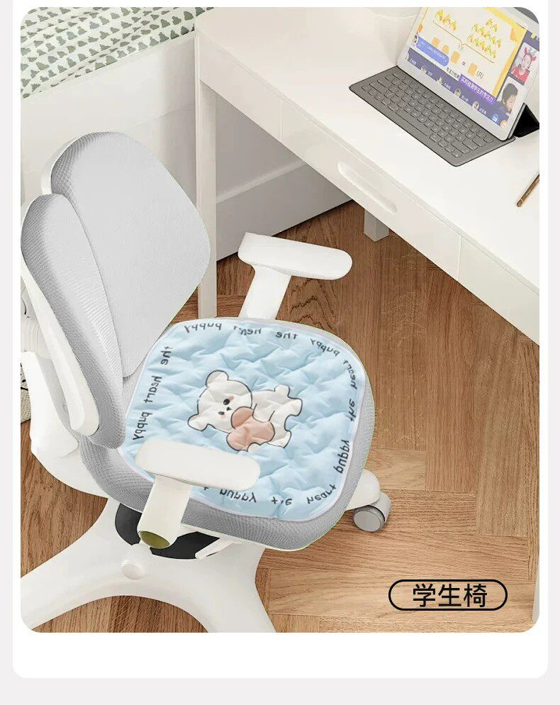 Cartoon ice bead gel cooling pad, summer cooling car seat cushion, breathable and cooling office seat cushion – wholesale from the manufacturer