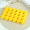 Electronic yellow candle, 24 pieces
