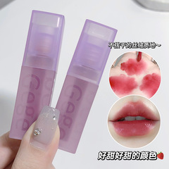 Gege bear戈戈小熊持色鏡光絨霧雙層唇釉滋潤水光不脫色不沾杯