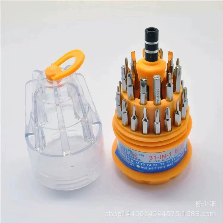 Источник производитель 31 в 1 многофункциональная отвертка костюм инструмент дешевый винтовой костюм