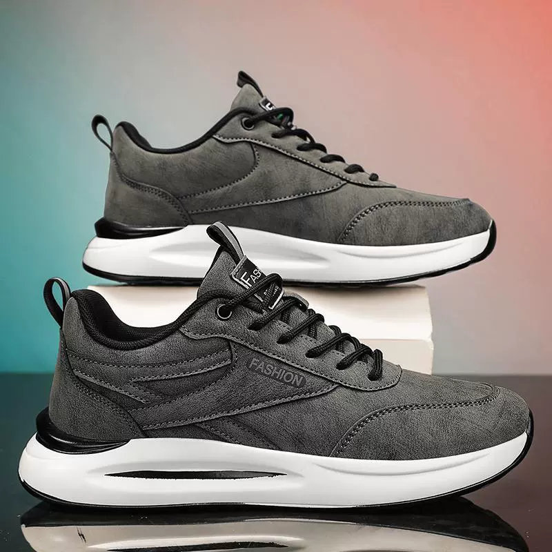 Мужская обувь 2023 Кожаные кроссовки с простой поверхностью Спортивная обувь на толстой подошве Уличная повседневная обувь Torre Модная обувь Трансграничная оптовая продажа