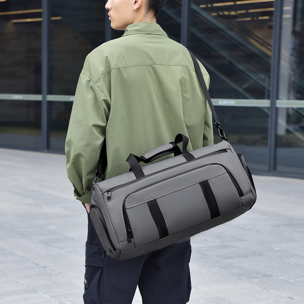Outdoor Sports Short-Distance Travel Large-Capacity Storage Bag Dry and Wet Separation Swimming Fitness Handbag Simple Crossbody Bag