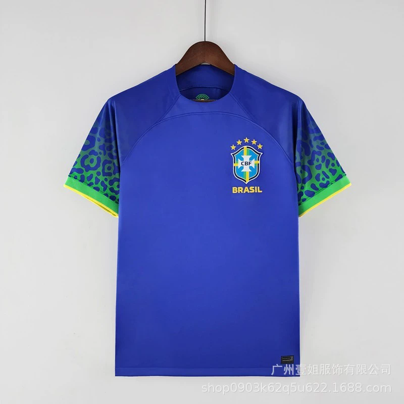 Cross-border delivery of 2425 season Brazil jerseys home and away Jesus special edition fan commemorative football uniforms