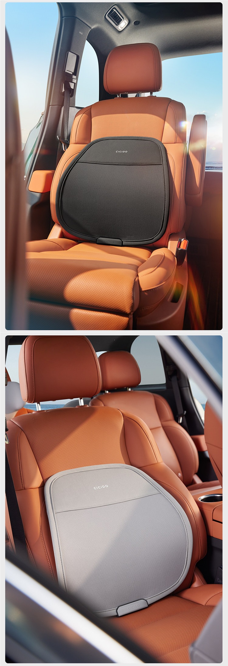 Car Lumbar Support Seat Breathable Back Cushion Driver's Seat Waist Support Car Lumbar Cushion