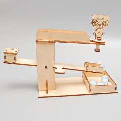 Tech DIY Roller Skate See-Saw STEM Science Experiment Fun Primary School Student Handmade Assembly Toy