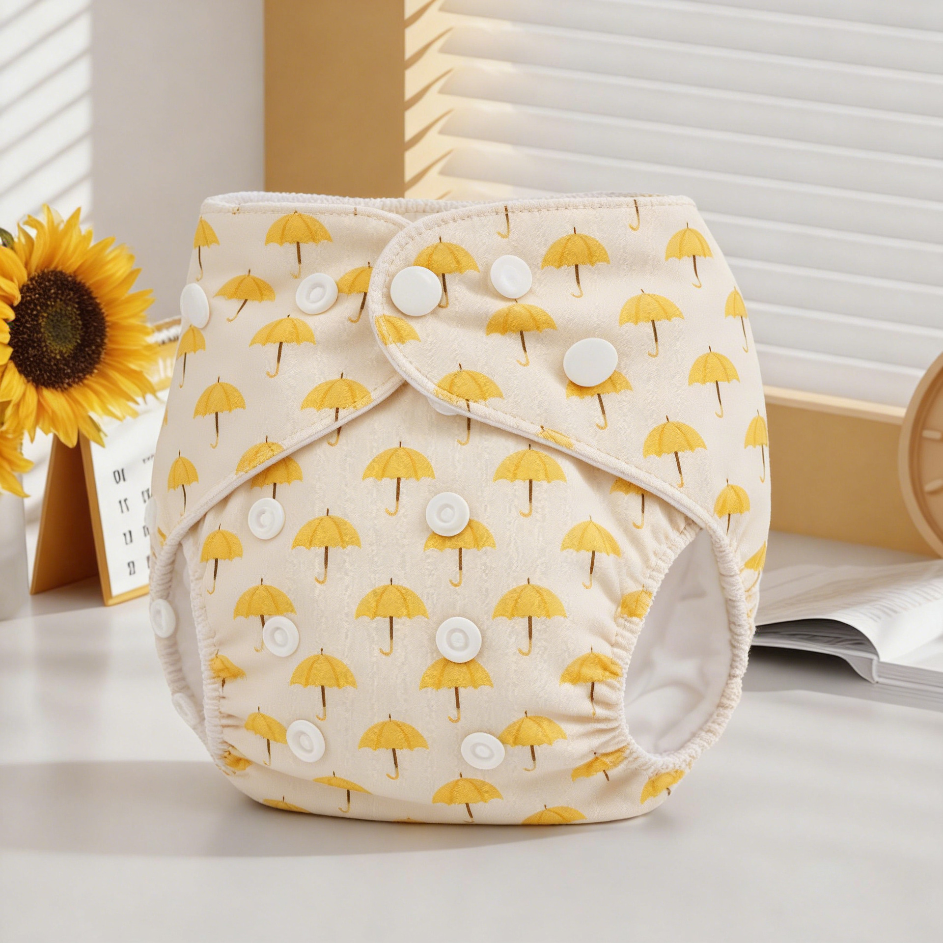 Pañales impermeables con broches para bebés, pañales de algodón ajustables para las cuatro estaciones, pantalones de entrenamiento para recién nacidos, pantalones a prueba de fugas, venta al por mayor.
