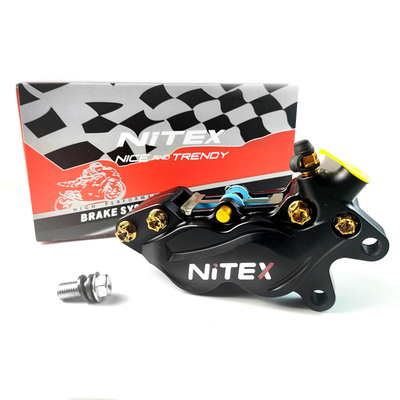 Nitex Modified Cnc Large Abalone Caliper High-Quality Four-Way Brake Pump Caliper Electric Motorcycle Universal Nitex Modified Cnc Large Abalone Caliper High-Quality Four-Way Brake Pump Caliper Electric Motorcycle Universal