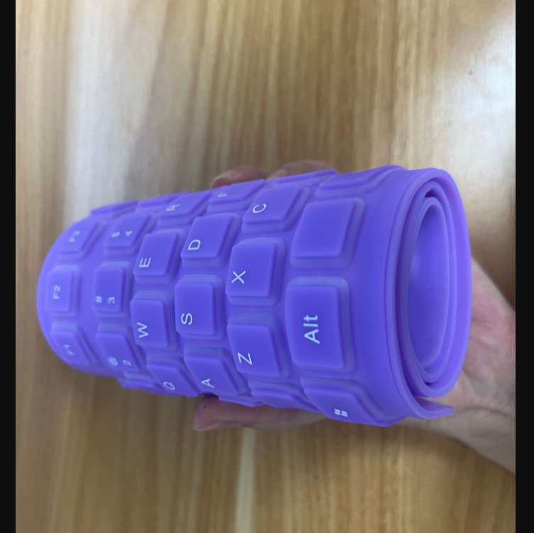 模压硅胶一体成型硅胶电脑键盘各种规格84键