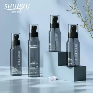 ขวดสเปรย์แต่งหน้าสีดำ ขนาด 100 มล. 150 มล. 200 มล. ขวดสเปรย์พลาสติกสำหรับสัตว์เลี้ยง ขวดสเปรย์ละอองละเอียด ขวดสเปรย์ฆ่าเชื้อ