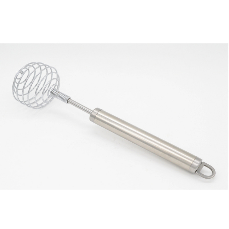 Baking Kitchen Handheld White Mixer Whisk Manual Egg Beater Stainless Steel Tool Cream Multi-use_voghion.com