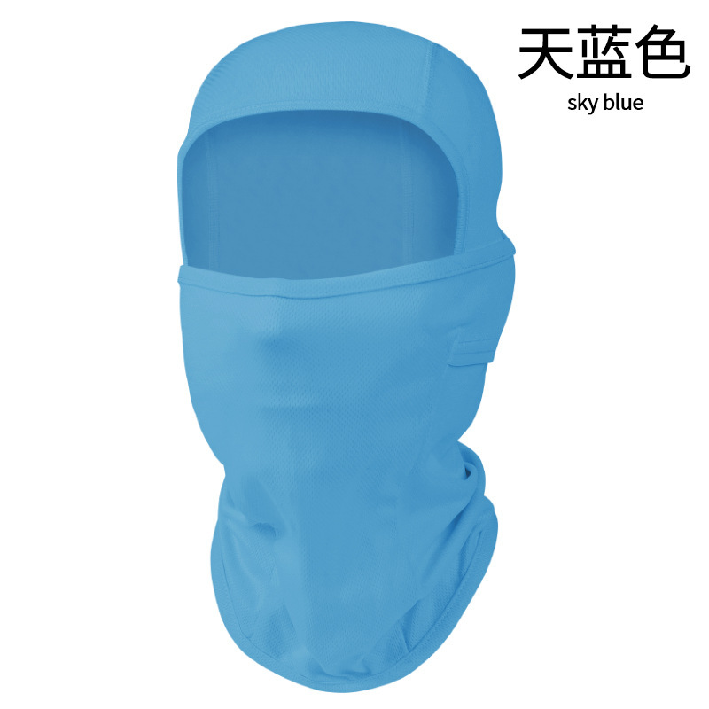 亚马逊防晒骑行头套鸟眼布全脸摩托车头盔面罩夏季户外防风男围脖|undefined