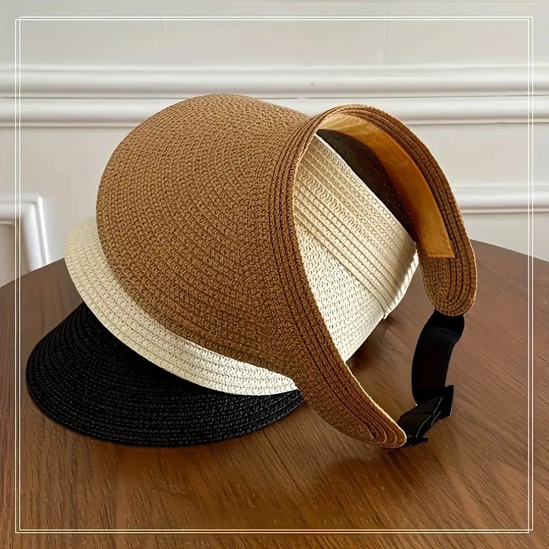 Women's Basic Solid Color Curved Eaves Sun Hat display picture 2