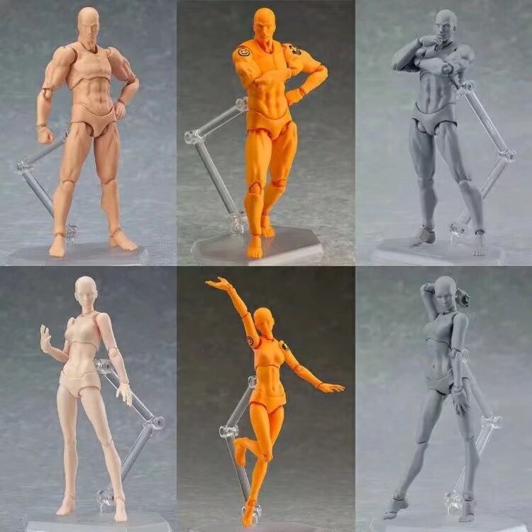 figma素体2.0手办美术漫画绘画工具人体素描模特关节可动人偶模型