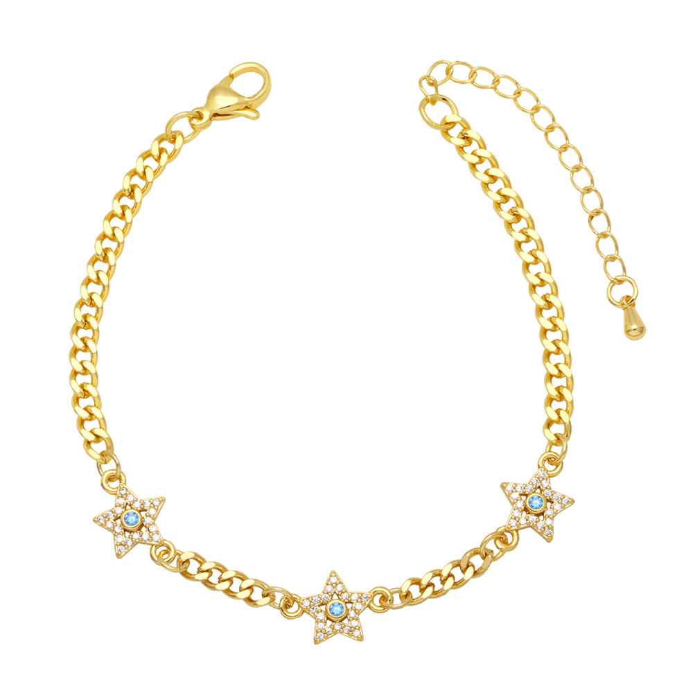 Fashion Copper XINGX Bracelet Daily Splicing Zircon Copper Bracelets