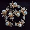 Small brooch, suit lapel pin, universal pin from pearl, accessories, light luxury style, wholesale