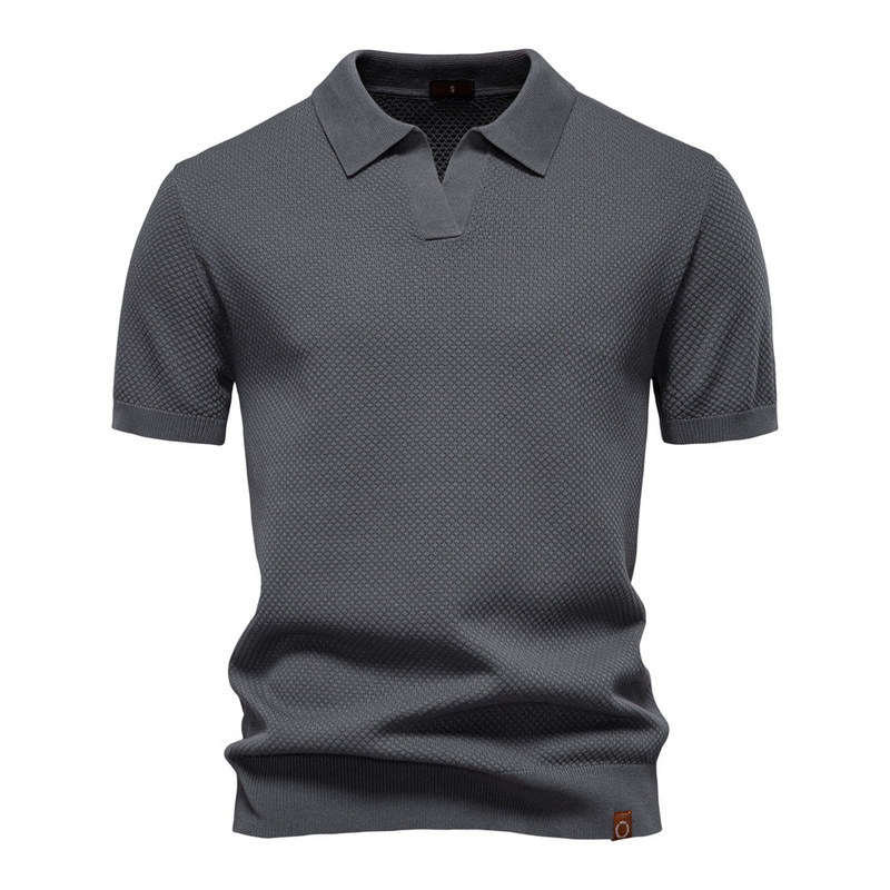 2025 Summer High Quality European Size Pineapple Wool Polo Shirt Men's Business Seagull Collar Men's Short Sleeve Sweater Polo 2025 Summer High Quality European Size Pineapple Wool Polo Shirt Men's Business Seagull Collar Men's Short Sleeve Sweater Polo