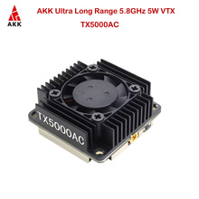 AKK TX5000AC��Զ����ȫƵ��FPV��Խ��ͼVTX 5W 4.9G-6.1G 96CH