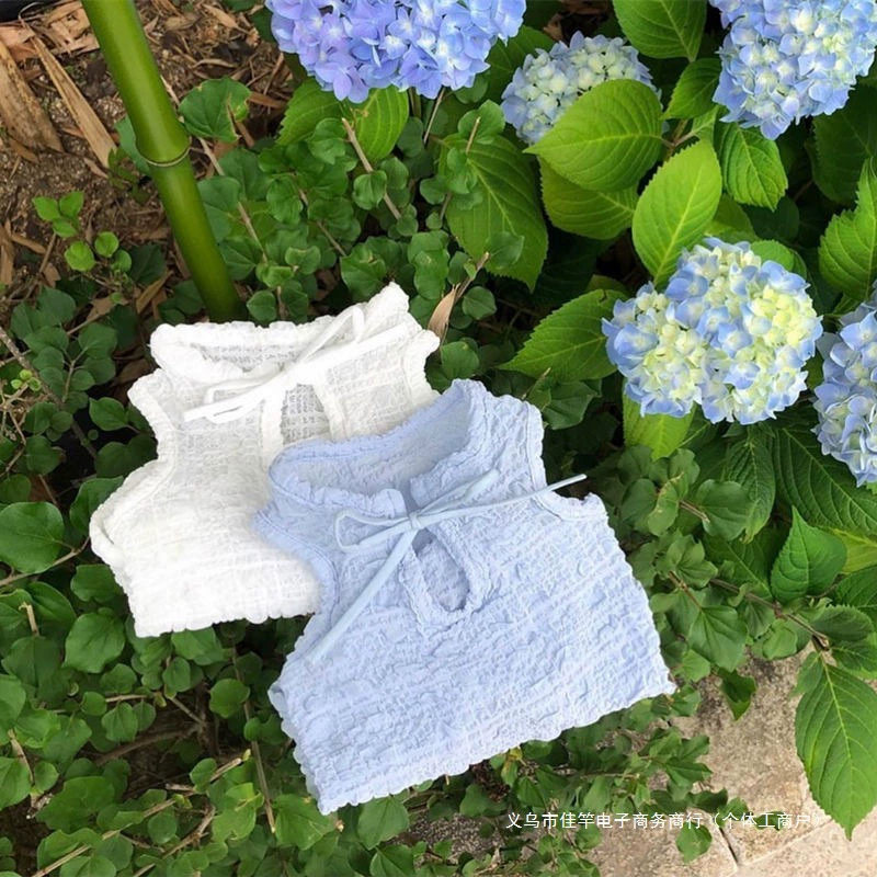 Собачья одежда Тедди VIP Бомби маленький щенок шнауцер домашние кошки тонкие летние модели