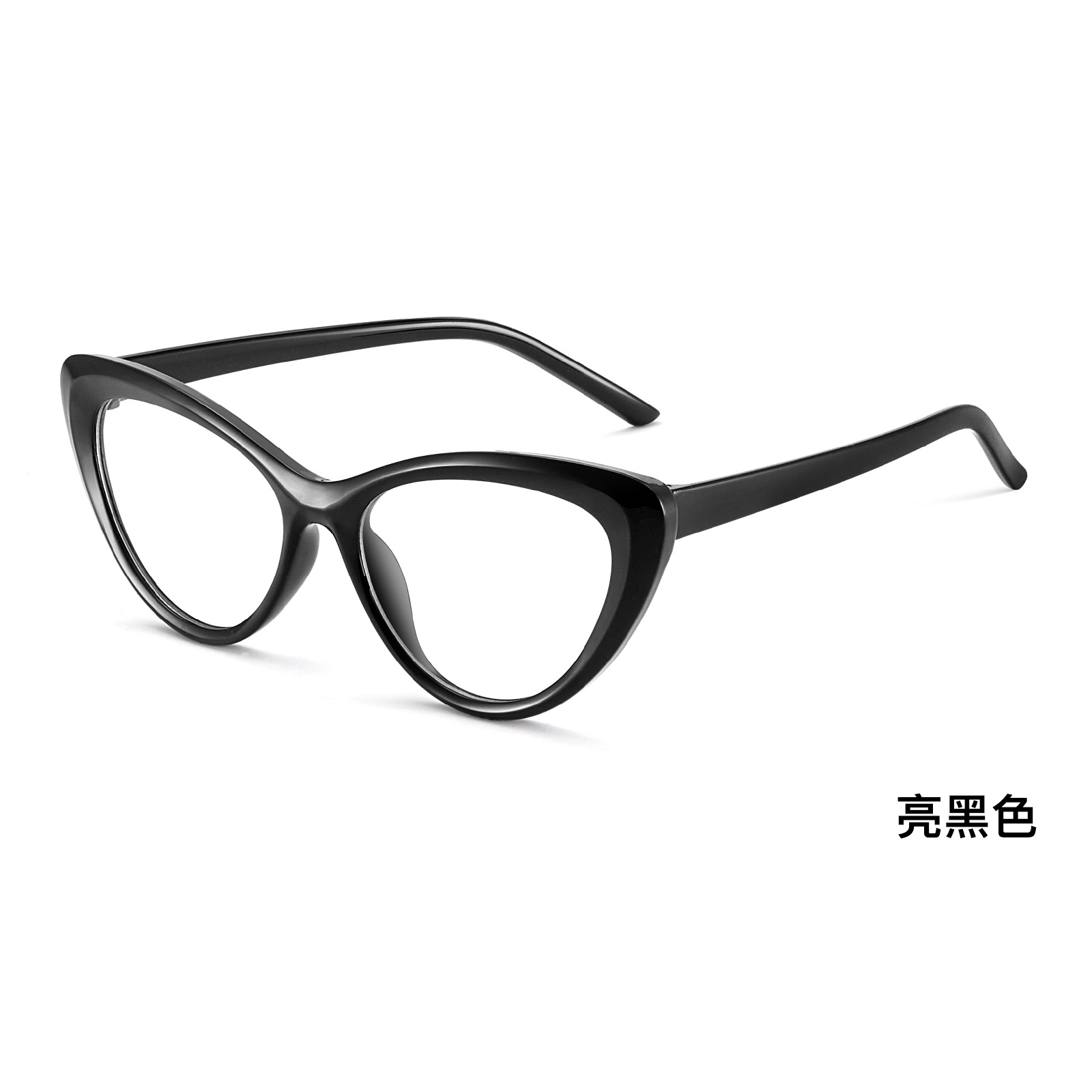 American Ice Tea Red Ojos de gato rojos Marcos de gafas de cara simple transfronterizos Europa y América para levantar la cara en segundos para mejorar la cara delgada