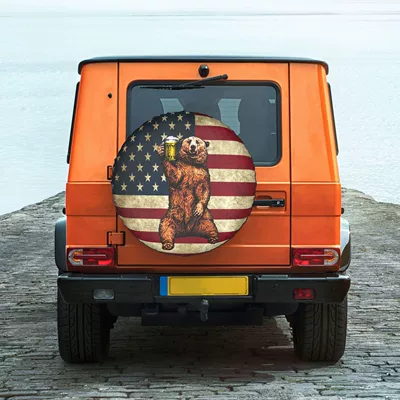 Amazon spare tire cover, practical car accessory, dust cover, tire protector, minimum order of 14-18.1inch pieces (Spare wheel cover) - 14inch-1