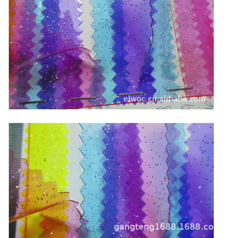 半透明 珠光 葱粉pvc 光胶 闪光粉皮革 格丽特小点 镜面 珠光5220