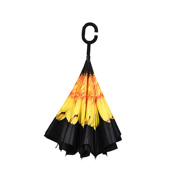 Automatic double-layer umbrella for men and women solar-powered