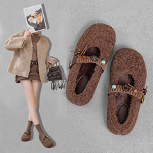 9726��ʽС���Lƽ��ëëЬŮ�⴩2026�ﶬ���¿�ܛ�ױ�ů������Ь