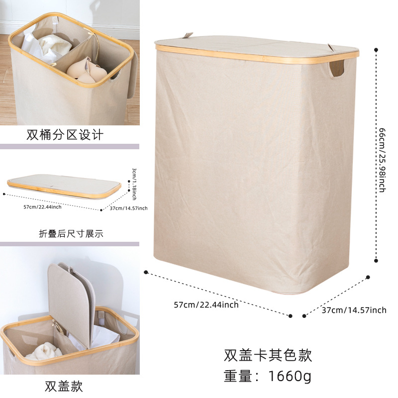 Venta transfronteriza tela impermeable tela Oxford plegable cesto de ropa sucia cesto de almacenamiento de gran capacidad de lavandería