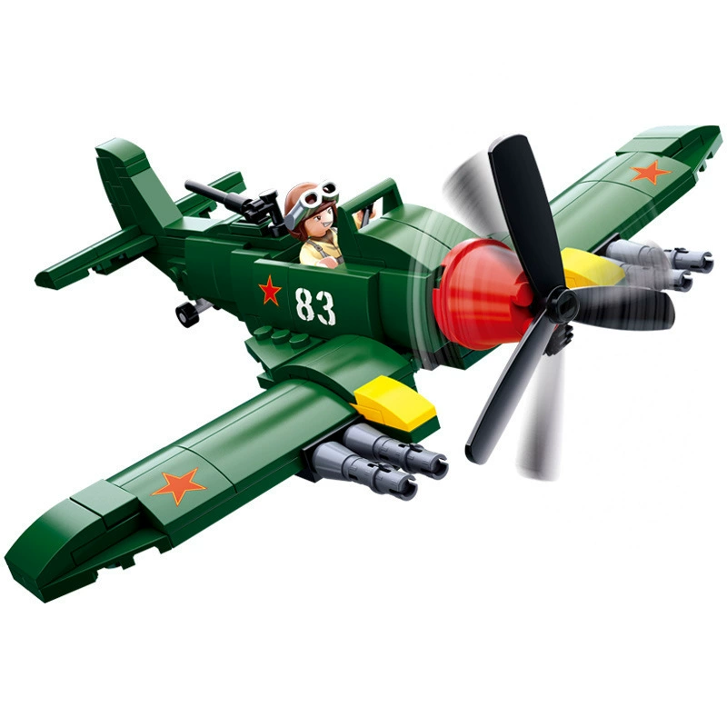 Airplane model for boys, constructor, toy, small particles, wholesale