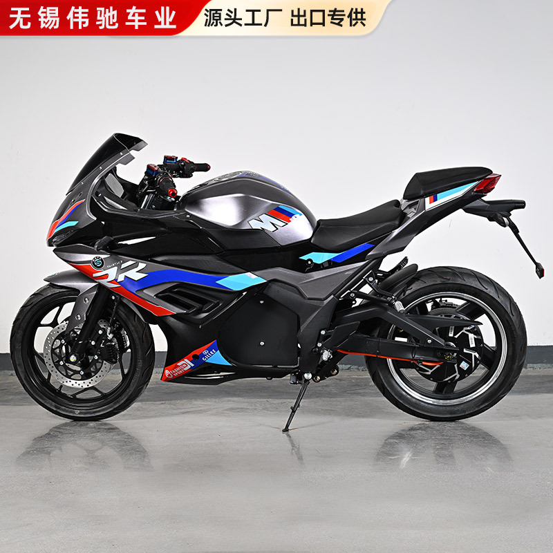 Exportación rusa de motocicleta eléctrica Jiaolong de alta potencia motocicleta eléctrica de alta velocidad pequeña fábrica de autos de carreras ninja