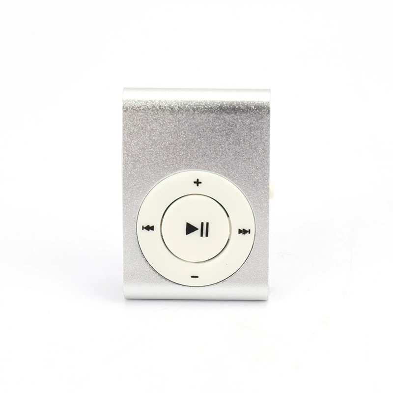 Портативный MP3-плеер, металлический корпус, клипса, поддержка TF-карты, аккумулятор 3.7V