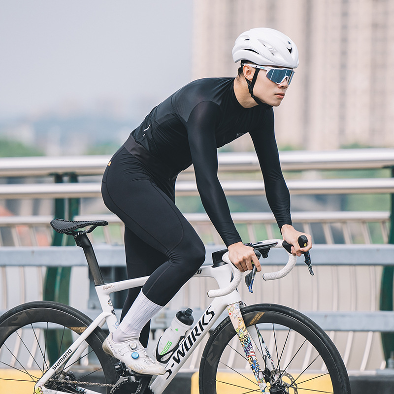 Weipai summer cycling clothes men's spring and autumn road bike top mountain bike trousers bicycle clothes long sleeve