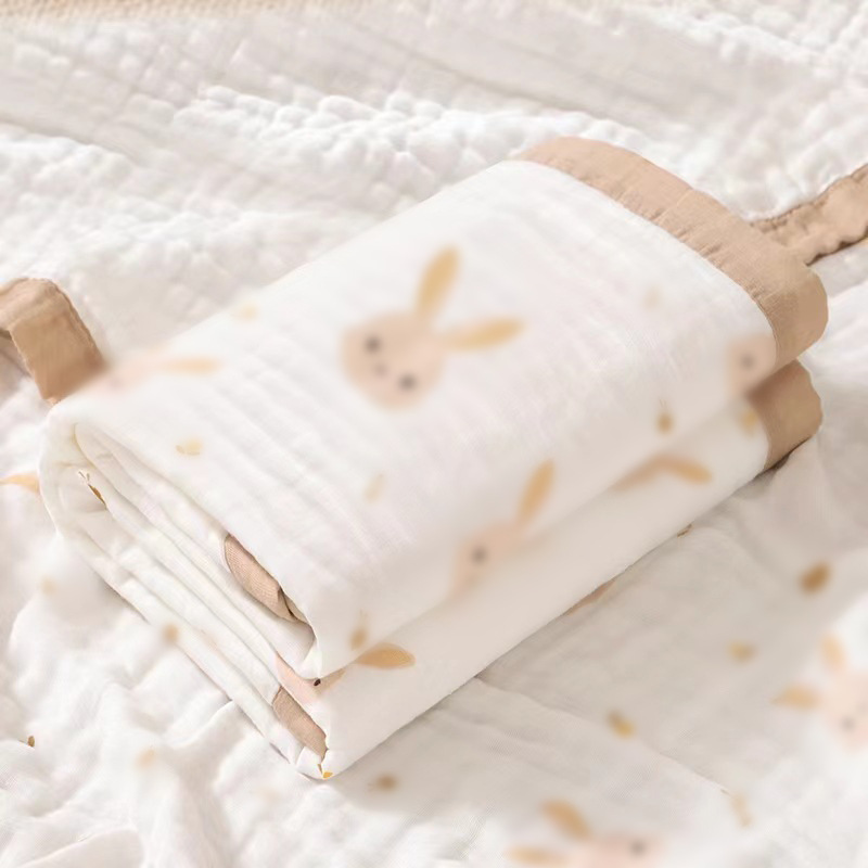 Toallas de gaza para bebés de seis capas de espuma de alta densidad para niños, toallas de baño para bebés, toallas de almuerzo para niños image 18