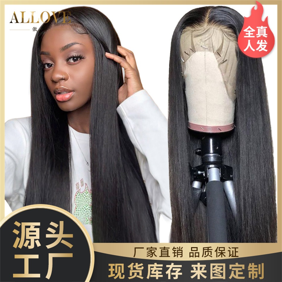 European and American wigs, human hair w...