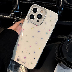 金メッキイン韓国スター Apple 15 携帯電話ケース 16pro max iPhone13 落下防止 14 ニッチ 11 に適しています