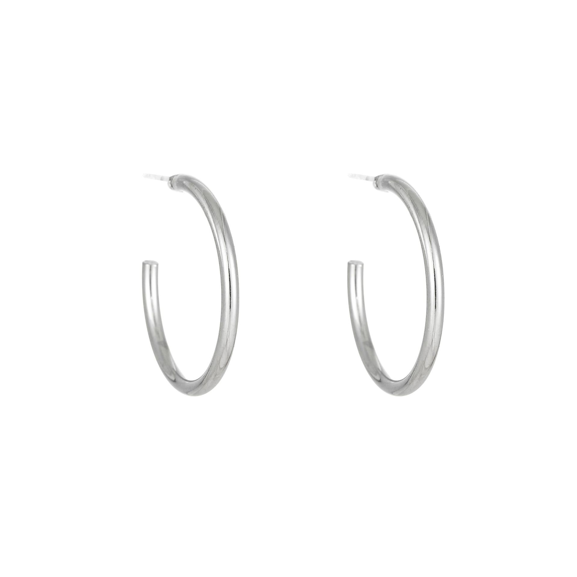 1 Pair Simple Style Geometric Plating Titanium Steel Earrings display picture 12
