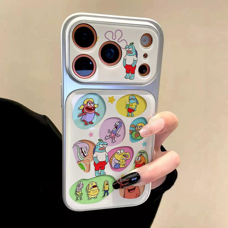 Dopamine Passerby Fish iPhone 17 Pro Max phone case instantly transforms into a 17-inch large-screen iPhone 17 Pro fun case