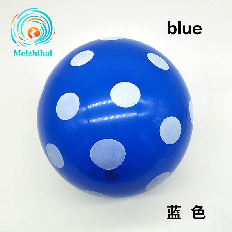 12 pulgadas de espesor ins transparente colorido lunares globo bebé niños fiesta de cumpleaños decoración globo de látex