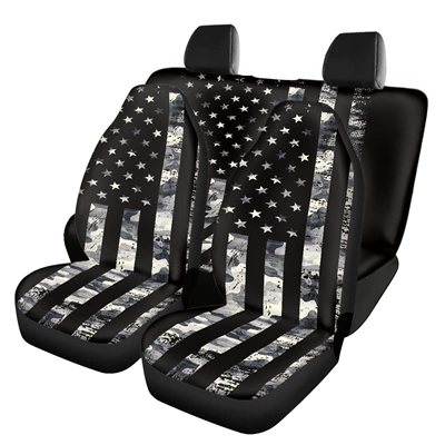 Universal seat cover, American flag-printed car seat covers - ysfj3668f9-1-onesize