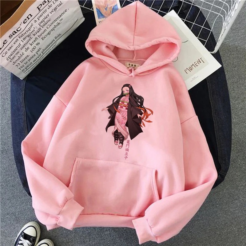 Y2k Japan Anime Women Sweatshirts Manga Plus Size Hoodie
