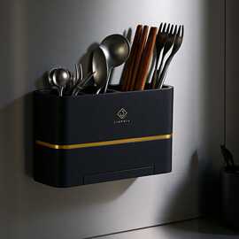 家用防尘筷子筒壁挂式筷篓厨房筷笼快子置物架高档新款勺子收纳盒