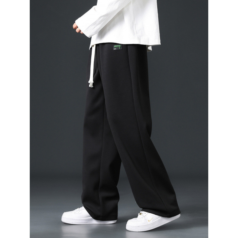 Pantalones Deportivos Holgados de Poliéster para Hombre