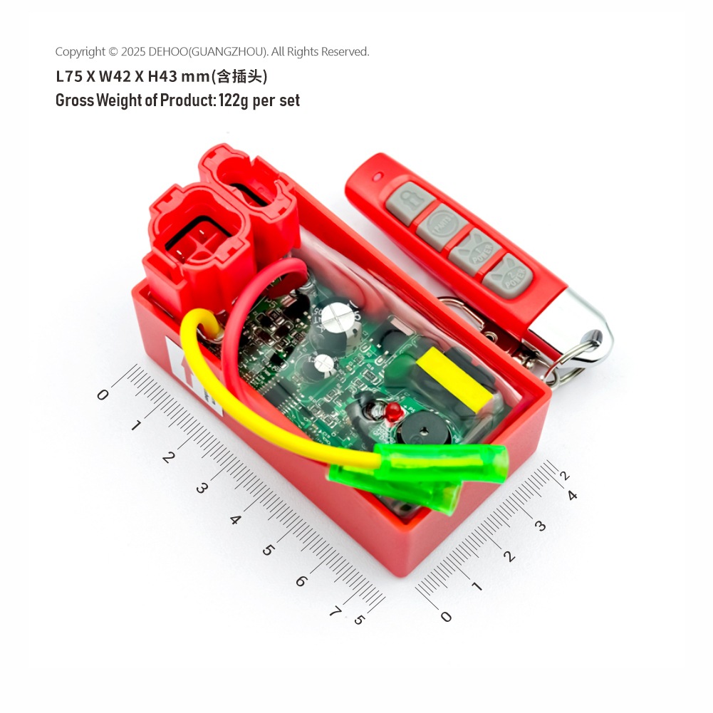 Gy6 Remote Control Anti-Theft Built-In Flasher Manufacturer Direct Approval Cross-Border Popular High-Performance Motorcycle Igniter