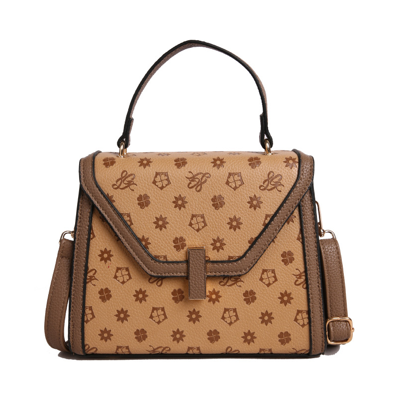 Bolso de textura transfronteriza 2025 verano nuevo bolso femenino retro patrón de lichi bolso de hombro bolso de mensajero en relieve de moda