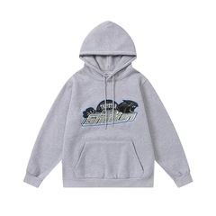 Trapstarレインボーグラデーションアルファベットタイガーヘッドプリントinsトレンドスウェットパンツスポーツガードルジョギングセット