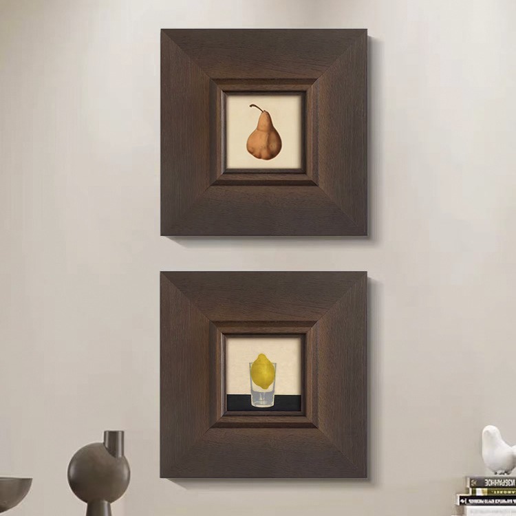 Lemon French Retro Art Decorative Painting Niche Fun Restaurant Corridor Murals Antique Study Bedroom Hanging Painting