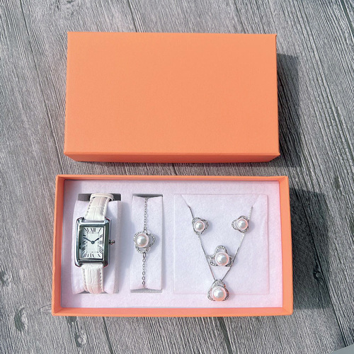 Factory brand packaging gift box with lid watch box bracelet box decoration wholesale custom gold print LOGO